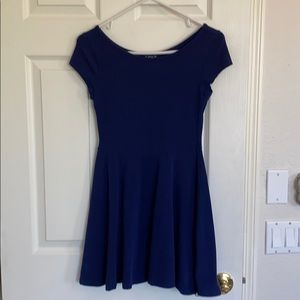 Topshop blue mini dress